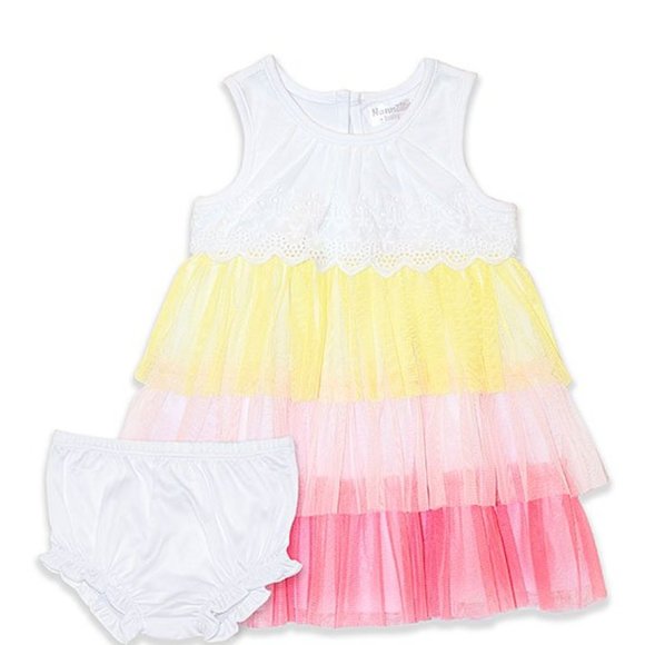 NANETTE BABY DRESS 3-6 NWT INFANT - Picture 1 of 4